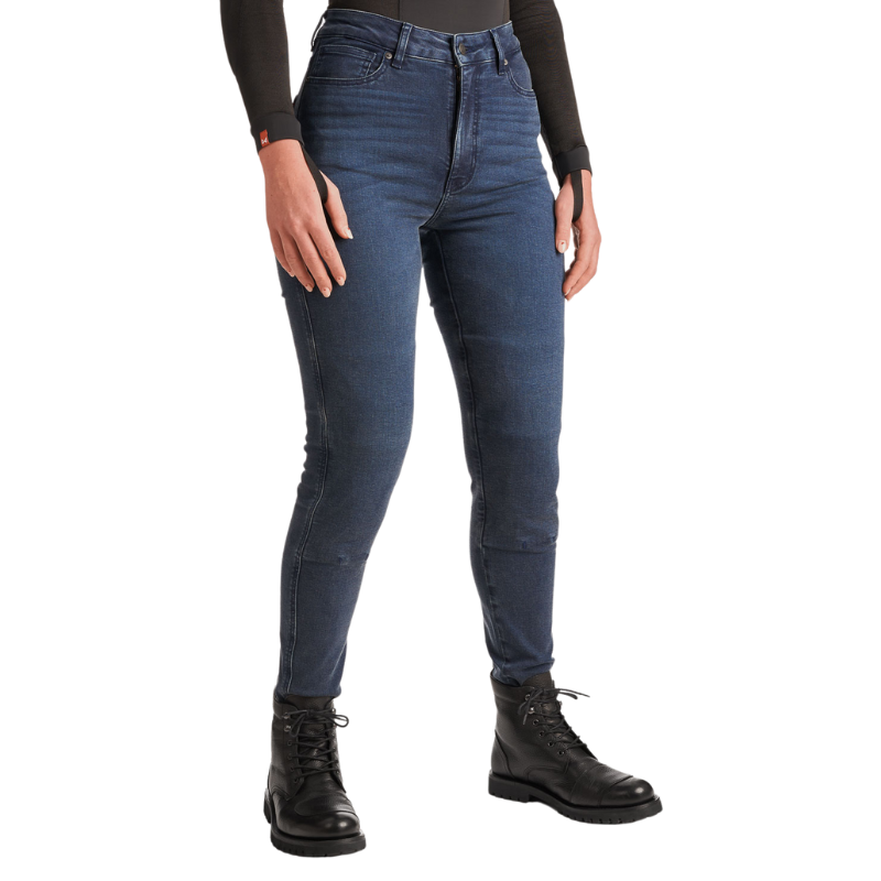 Pando Moto Jeans - Kusari Cor 02 (Women's), L32 - Blue