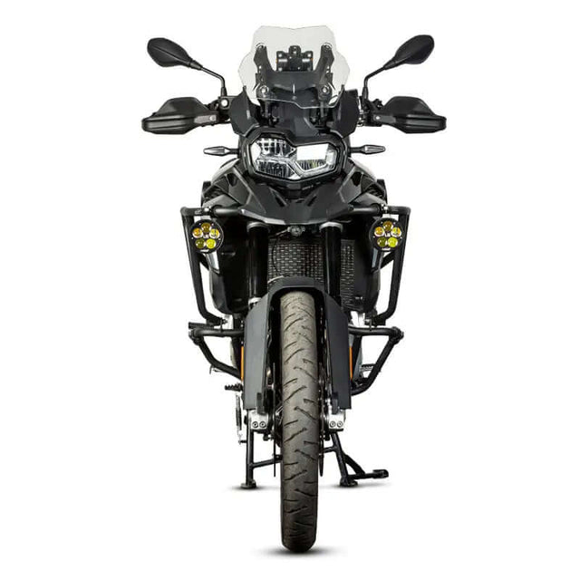 Loboo L16 Motorcycle Auxiliary Lights - Ø 98mm - Black