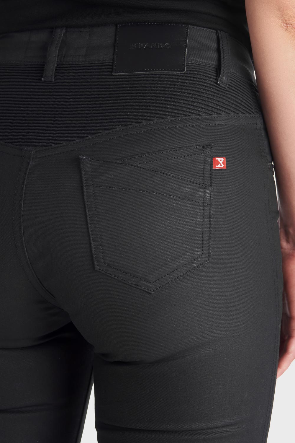 Pando Moto Jeans - Lorica SLIM (Women's), L30 - Black