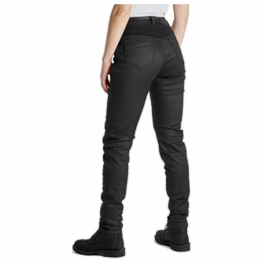 Pando Moto Lorica SLIM Women's Jeans, Length 30 - Black