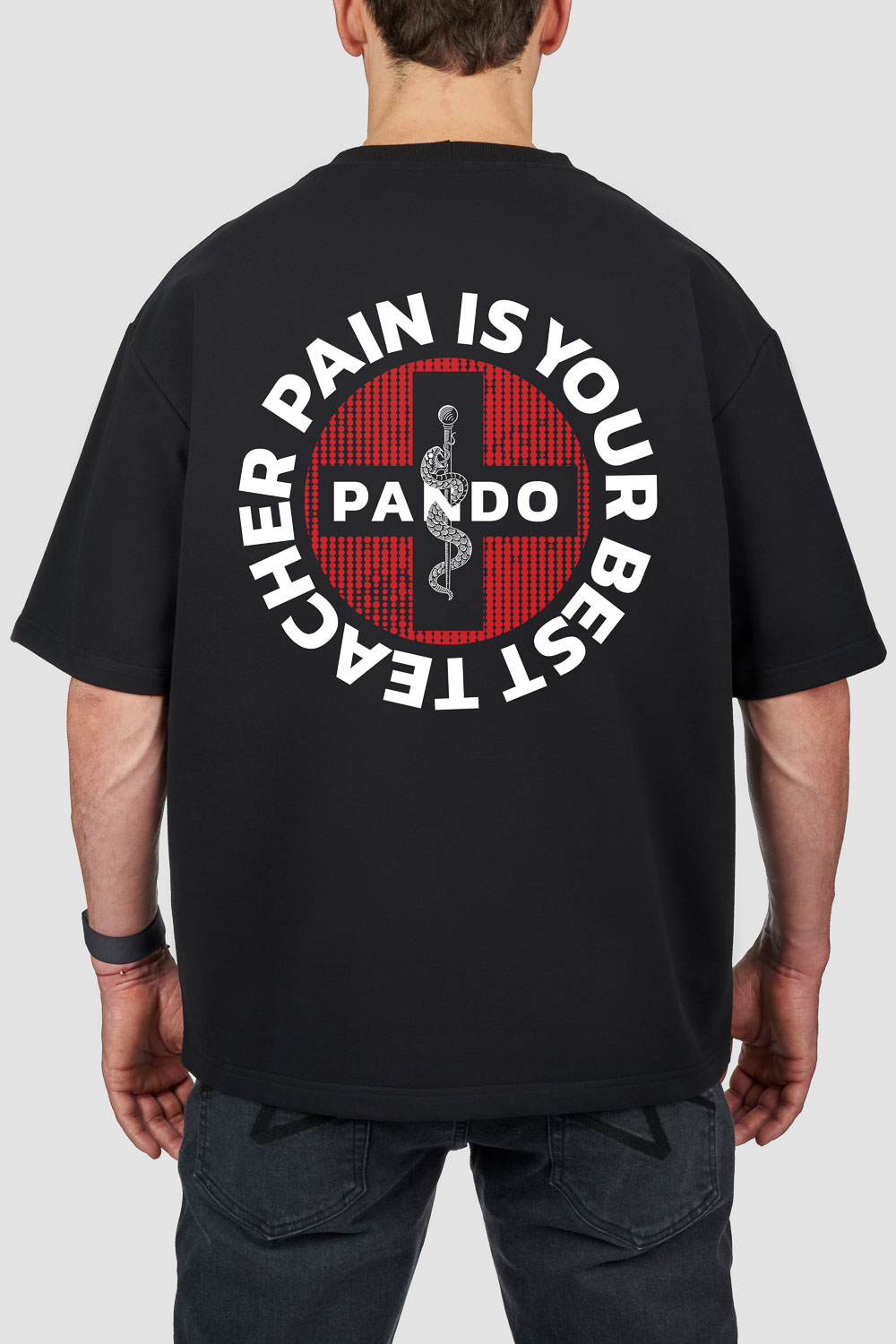 Pando Moto T-Shirt (Oversize) - Luke Pain - Black
