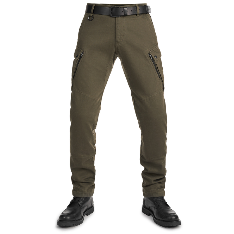 Pando Moto Jeans - Mark AAA, L32 - Olive Green