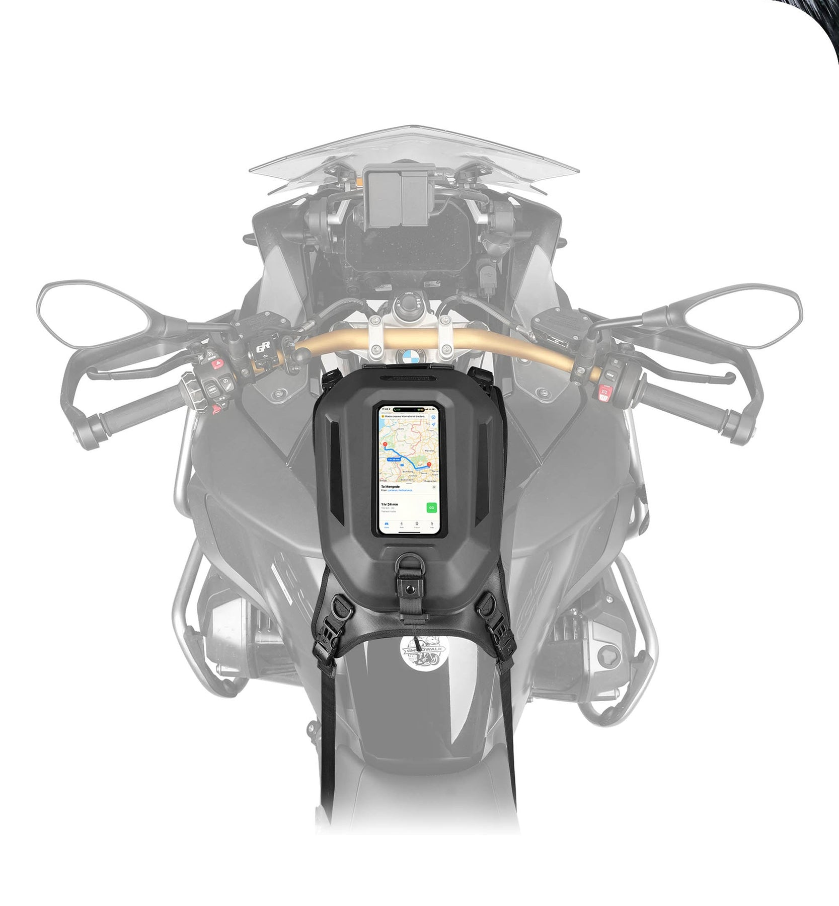 Rhinowalk - Waterproof Tank Bag - 5.6 L - Black (MTR2506BK)