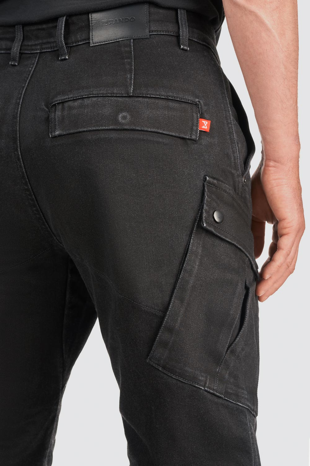 Pando Moto Jeans - Mark AAA, L30 - Black