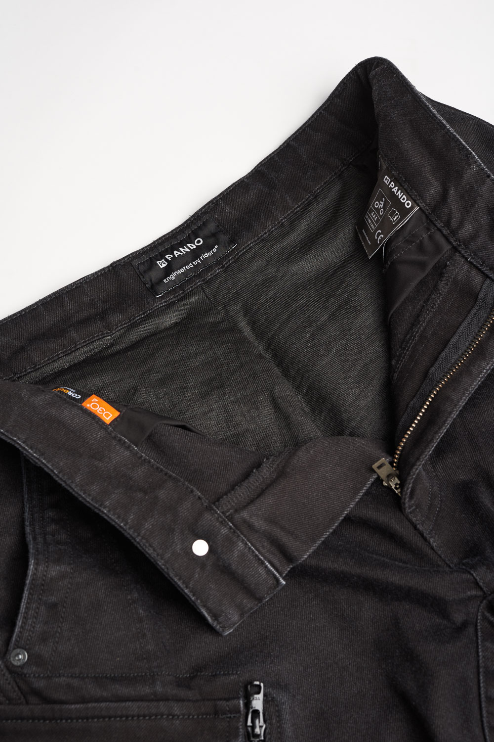 Pando Moto Jeans - Mark AAA, L30 - Black