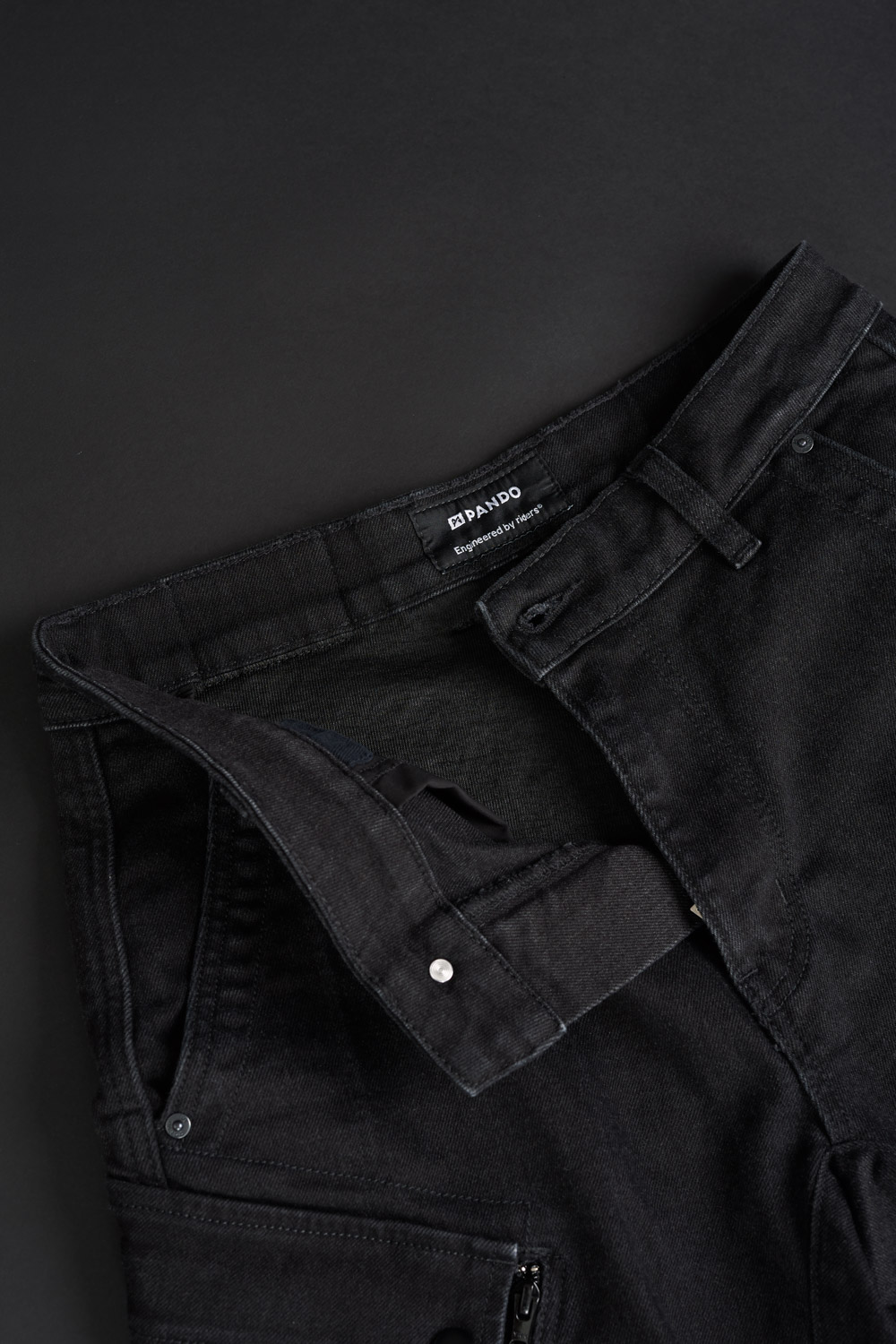 Pando Moto Jeans - Mark AAA, L30 - Black