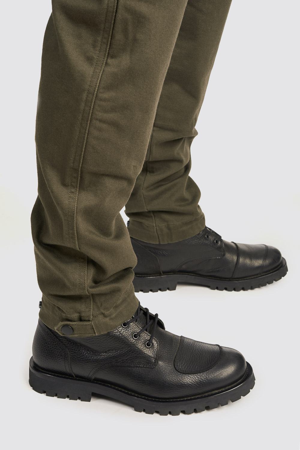 Pando Moto Jeans - Mark AAA, L32 - Olive Green