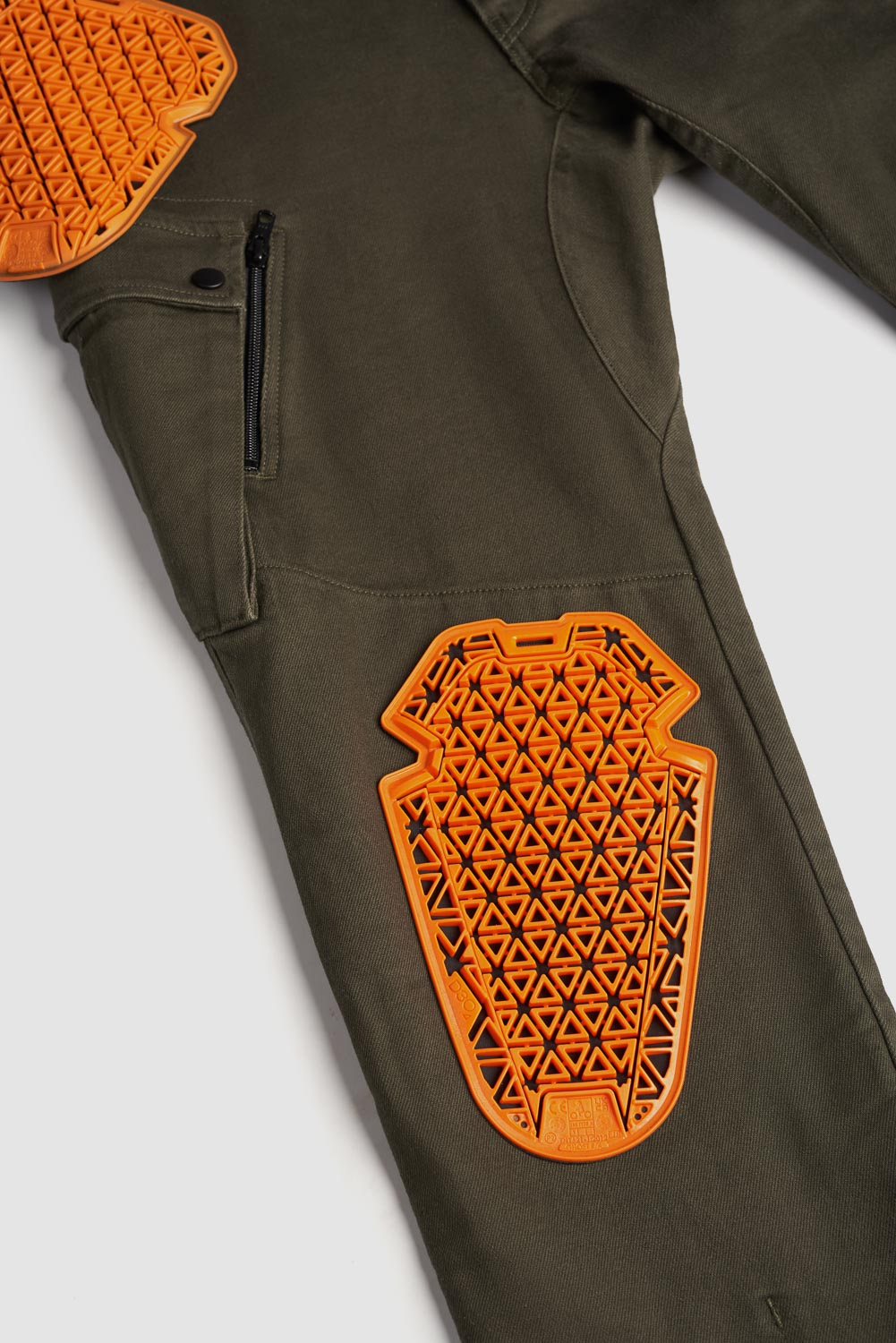Pando Moto Jeans - Mark AAA, L32 - Olive Green