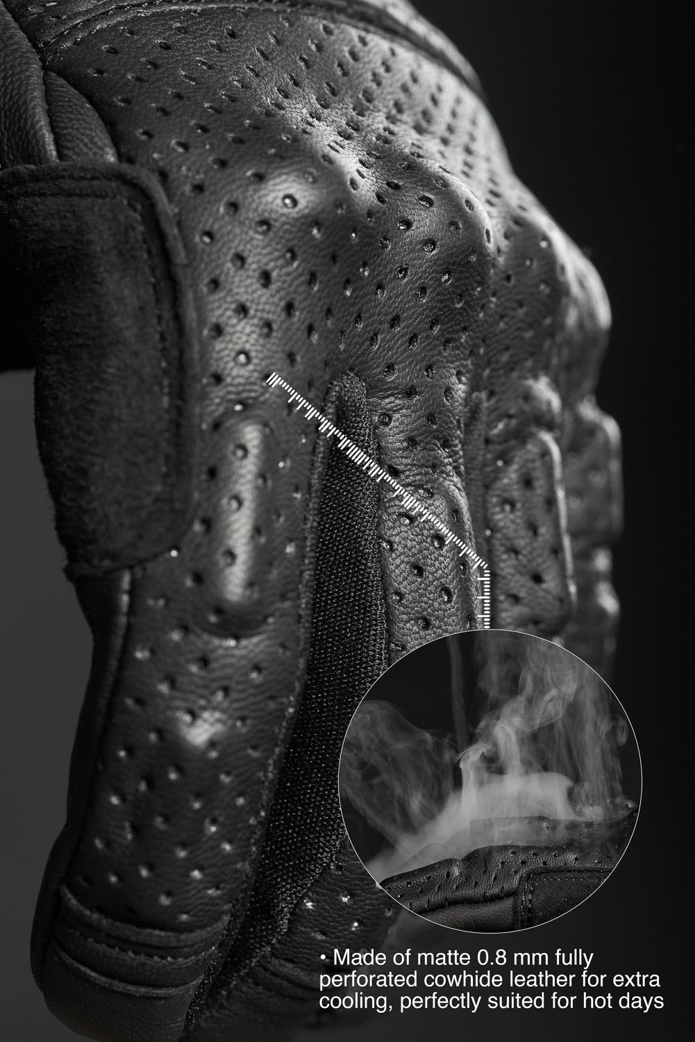 Pando Moto Gloves - Onyx 02 - Black