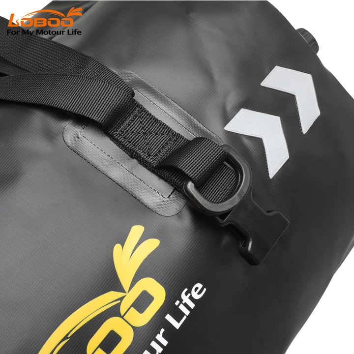 Loboo Classic Waterproof PVC Tail Bag 40L - Black