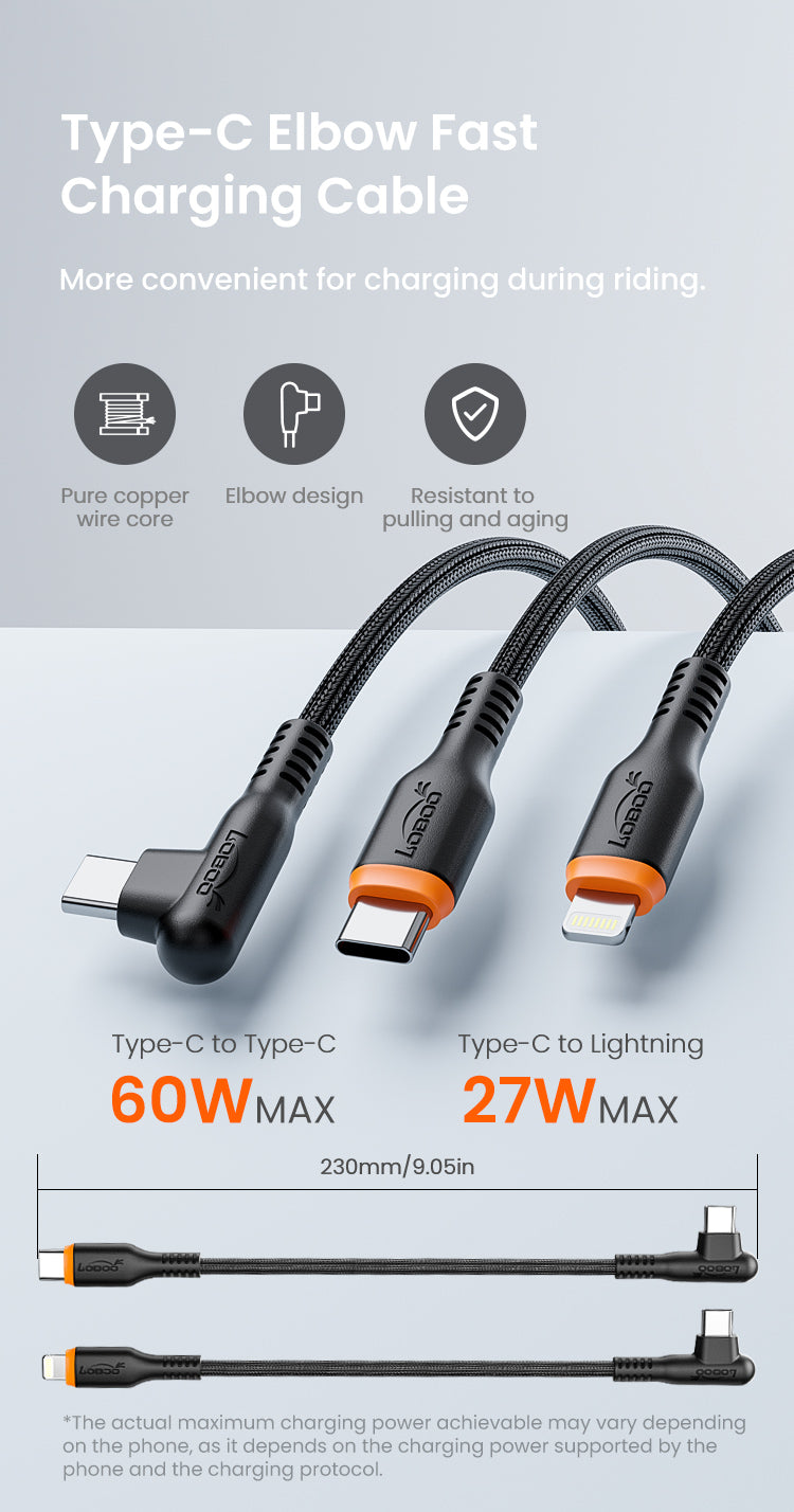 Loboo PH06 Phone Mount - Wireless Charging - Ø 13mm Tube Mount