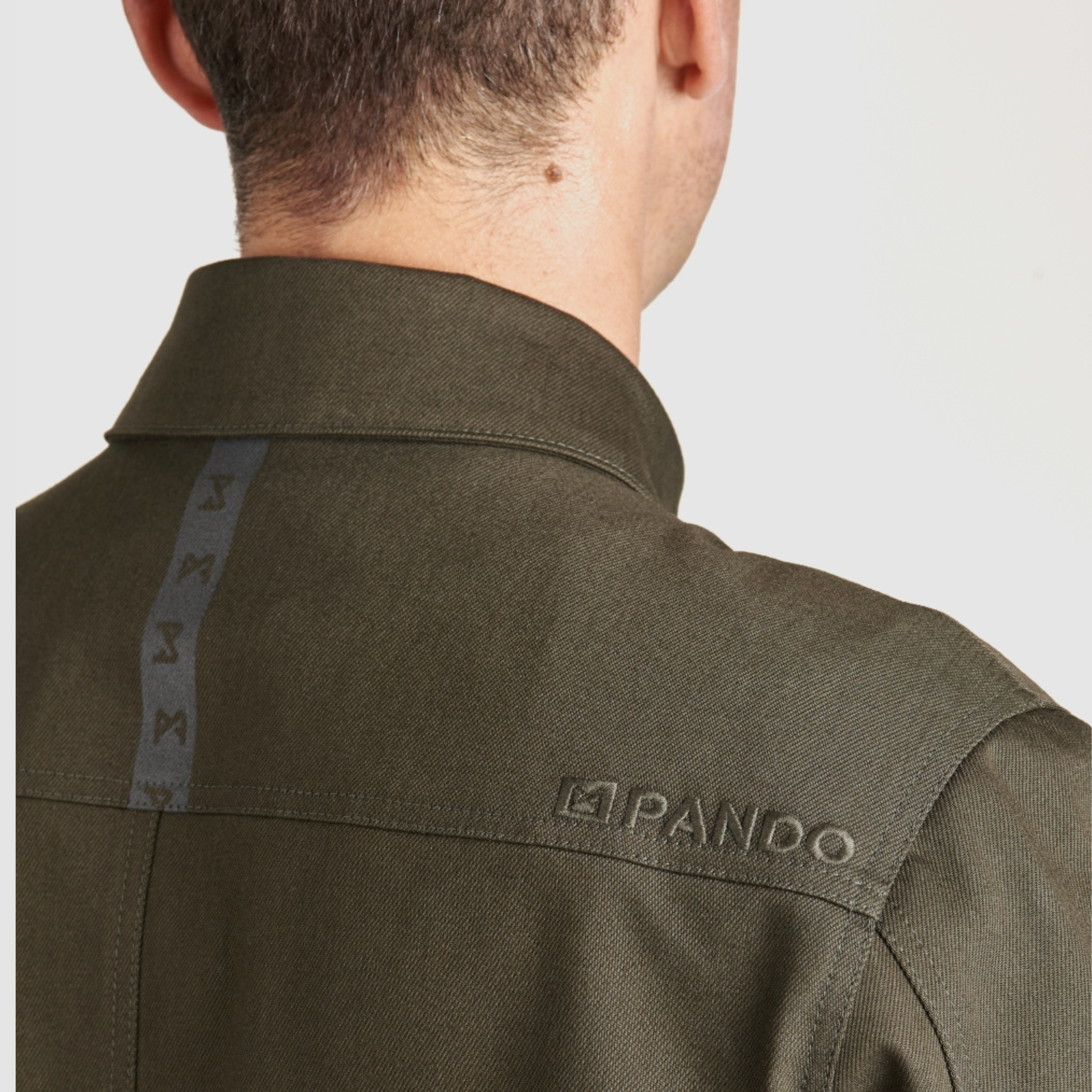 Pando Moto Capo Cor 02 Men's Shirt Jacket - Green