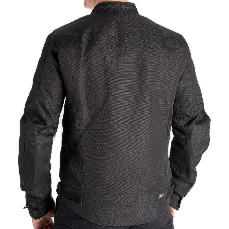 Pando Moto Jacket - Air Tate - Black