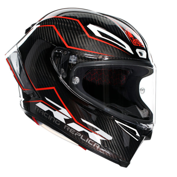 AGV Helmet - Pista GP RR Gloss Carbon - Performante - Black Red