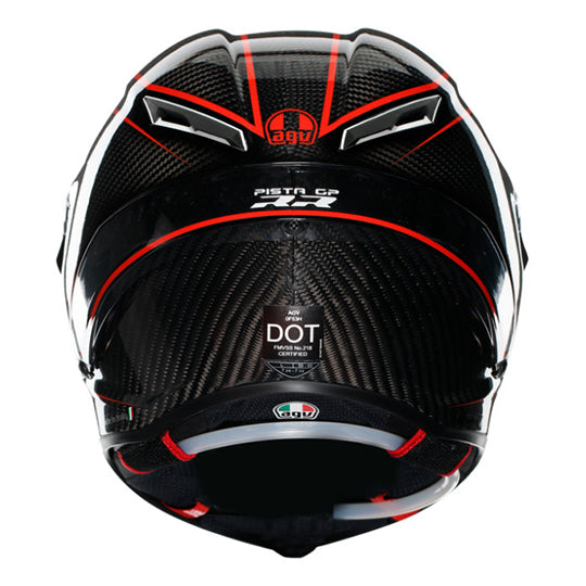 AGV Helmet - Pista GP RR Gloss Carbon - Performante - Black Red