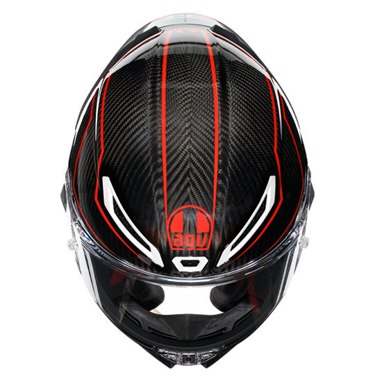 AGV Helmet - Pista GP RR Gloss Carbon - Performante - Black Red