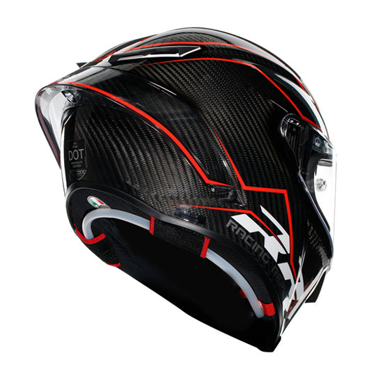 AGV Helmet - Pista GP RR Gloss Carbon - Performante - Black Red