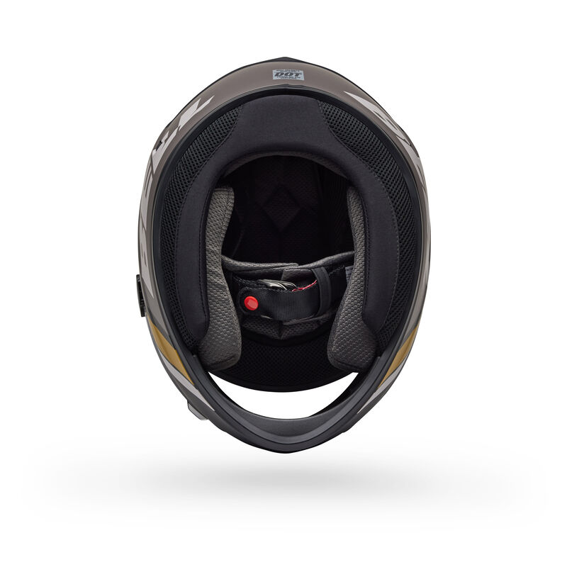 Bell Helmet - Qualifier - Chasm Matt - Black Amber Gold