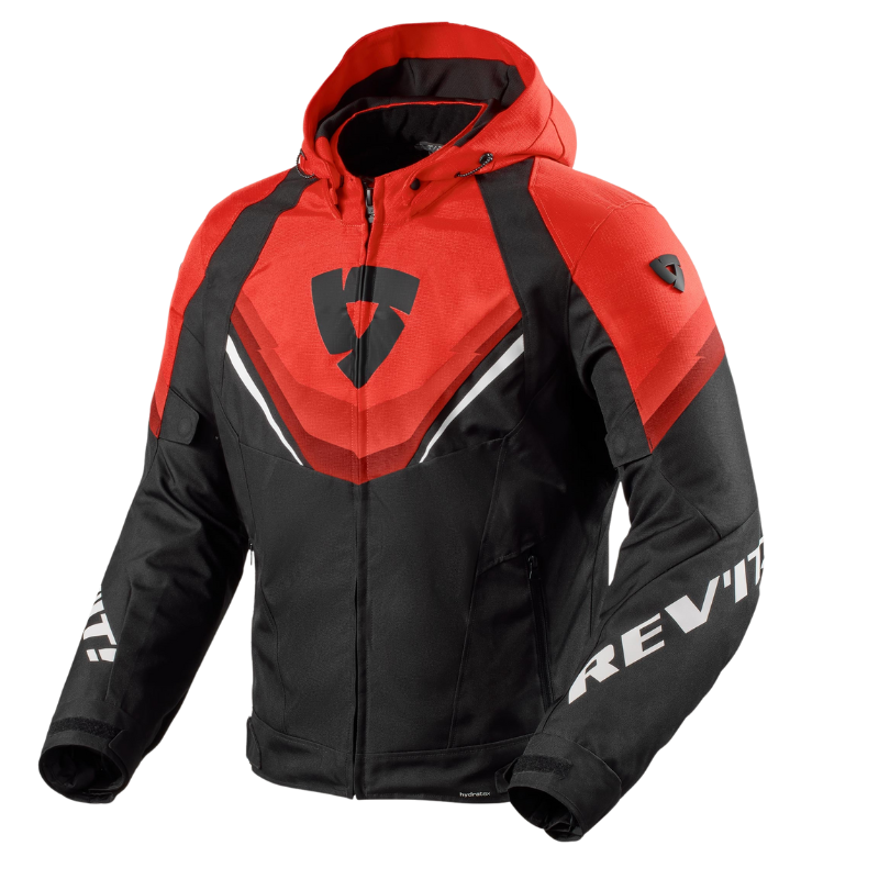 Rev'it! Jacket - Quantum 3 H2O - Black Red