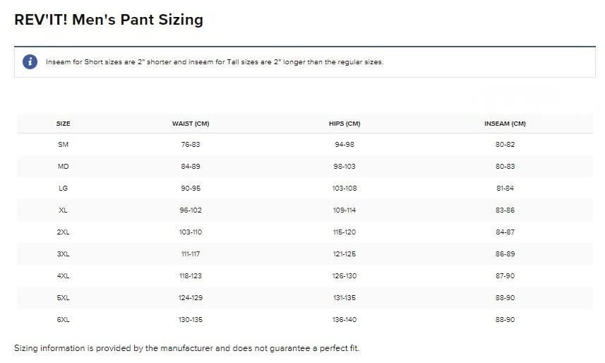 Rev'it! Pants - Sand 4 H2O (Standard) - Black