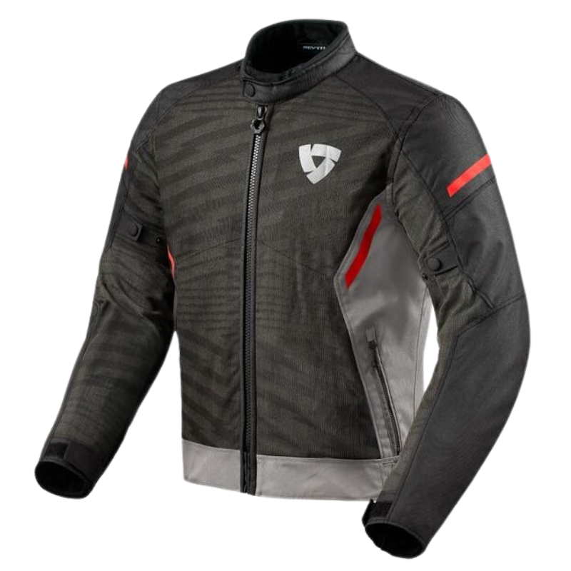 Rev'it! Jacket - Torque 2 H2O - Grey Red