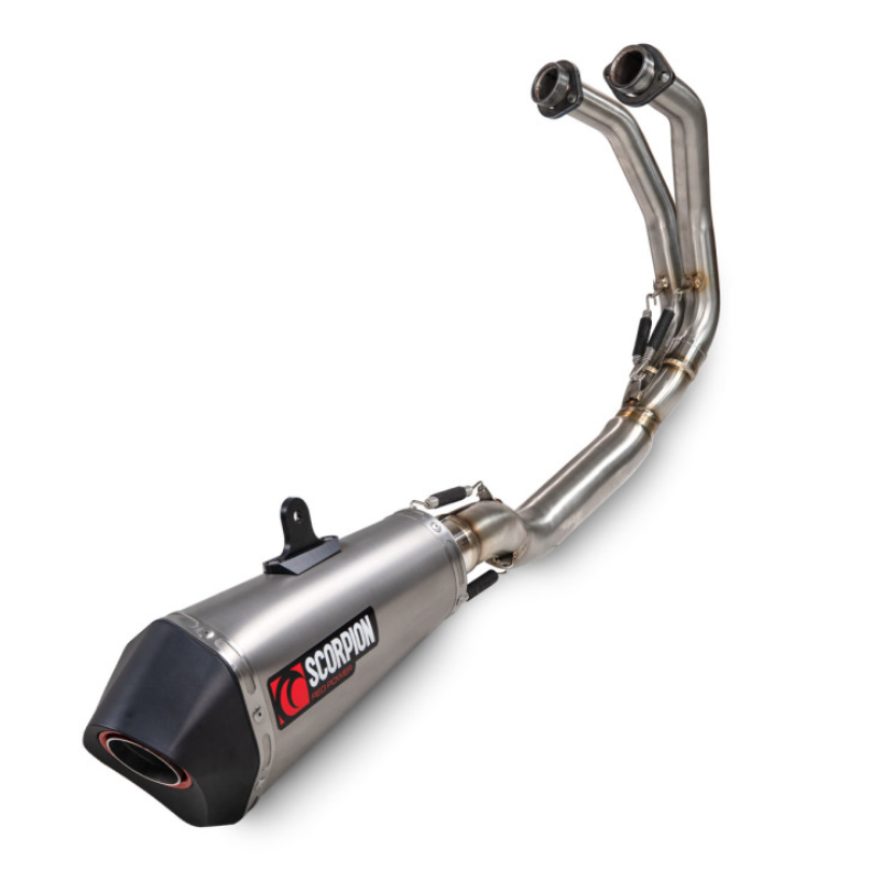 Scorpion Exhaust - Serket Taper Full System - Kawasaki Ninja 650 2023-2025 - Titanium