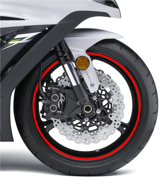 Onedesign - Wheel Stickers - RIM Strip - Reflective Red (RSRP) - Motofever