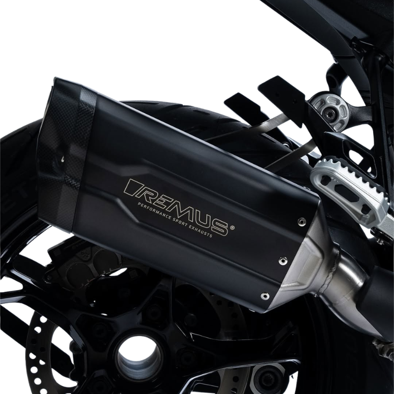 Remus Exhaust - Slip-Ons - Remus 8 2.0 RACING - BMW R1300 GS / R / RS - 2024+ - BLACK
