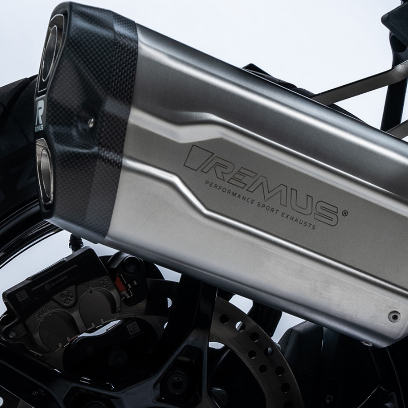 Remus Exhaust - Slip-Ons - Remus 8 2.0 RACING - BMW R1300 GS / R / RS - 2024+ - Stainless Steel