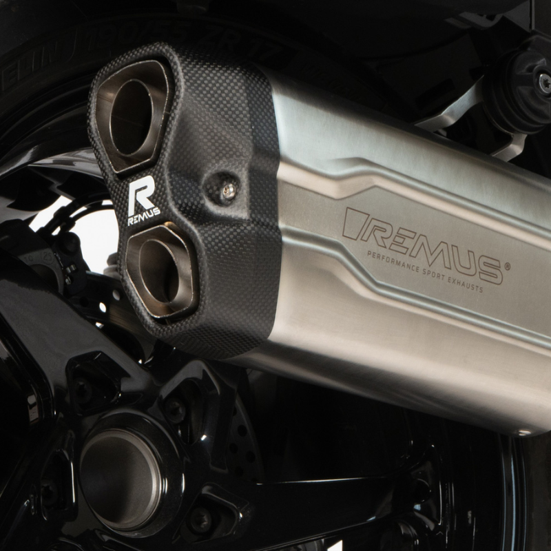 Remus Exhaust - Slip-Ons - Remus 8 2.0 RACING - BMW R1300 GS / R / RS - 2024+ - Stainless Steel