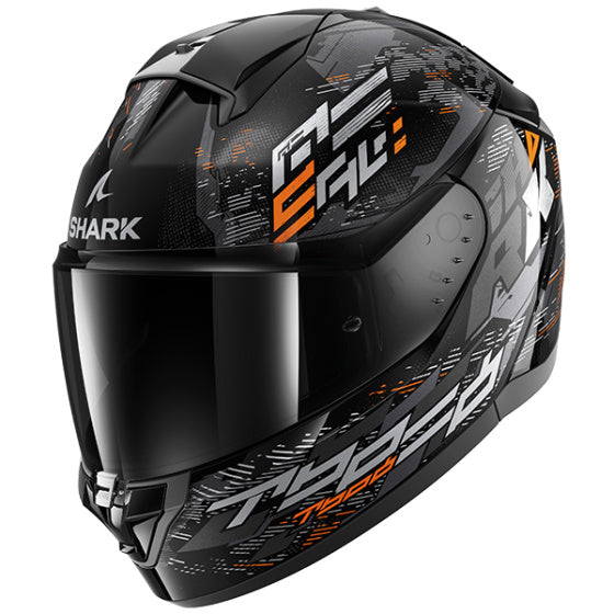 Shark Helmet - Ridill 2 - MOLOKAI - Black Grey Orange (KSO)
