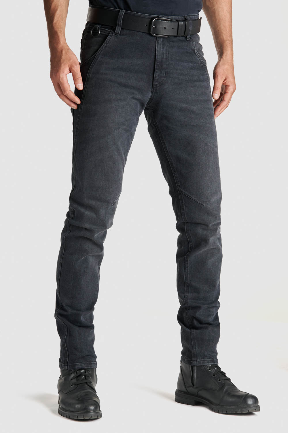 Pando Moto Jeans - Robby SLIM, L32 - Black - Motofever