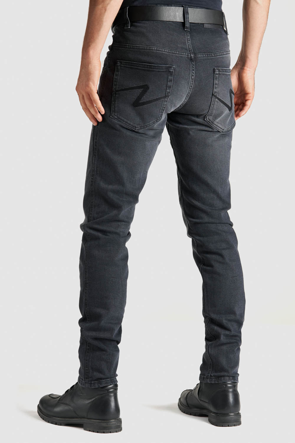 Pando Moto Jeans - Robby SLIM, L32 - Black - Motofever