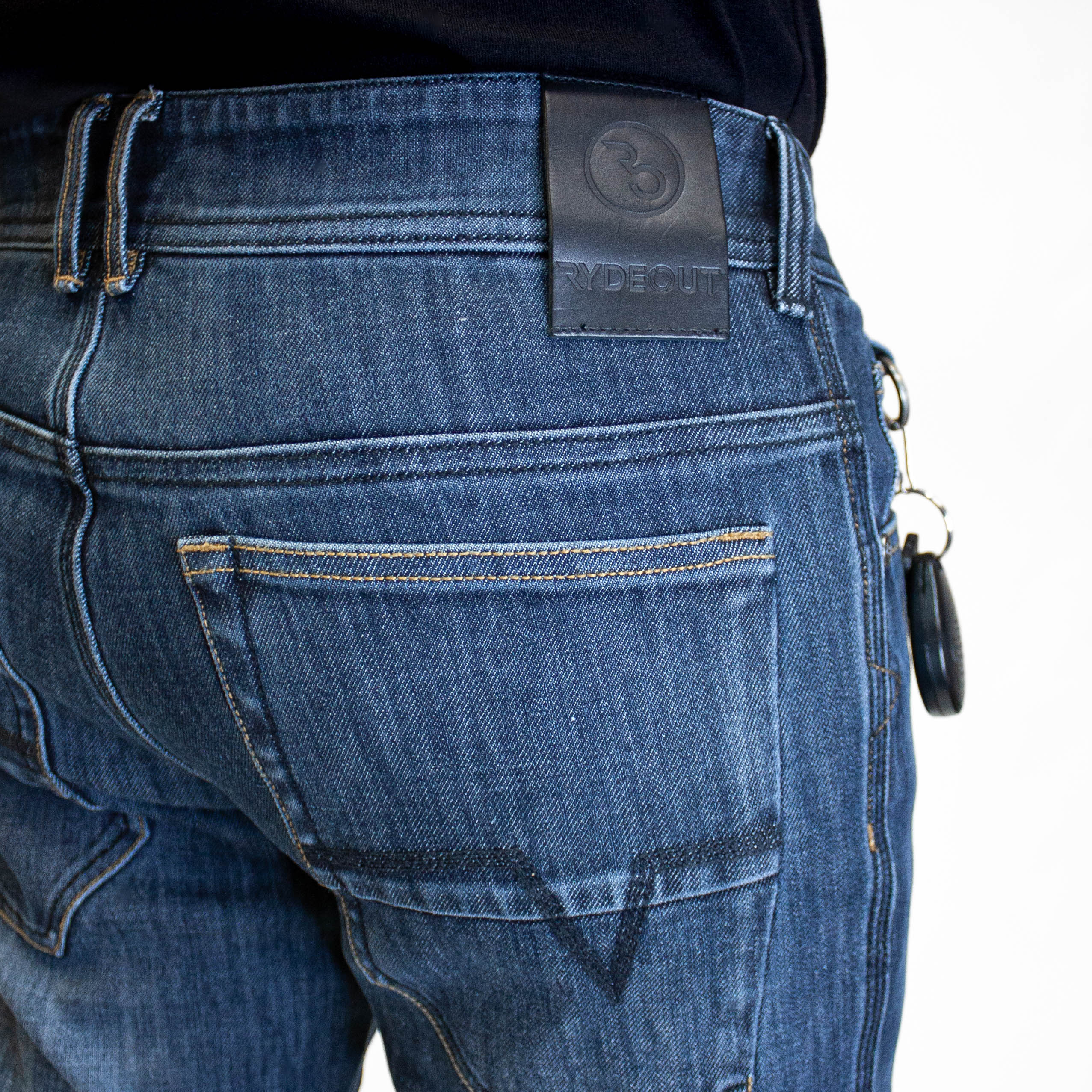 Rydeout Alpha Jeans, Length 33 - Blue