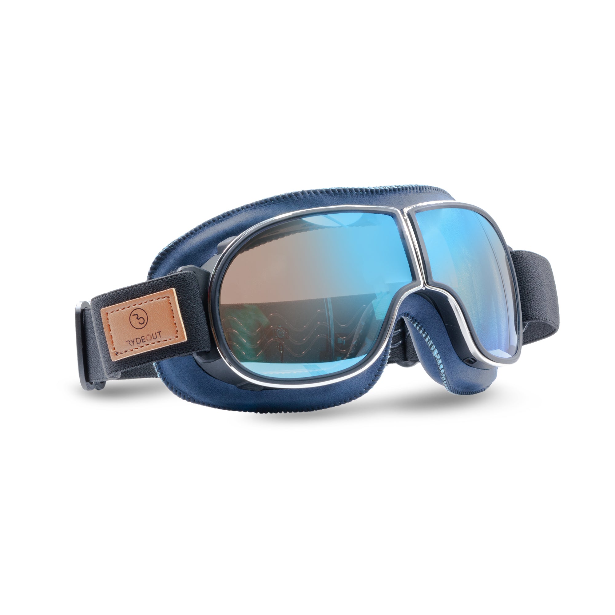 Rydeout Retro 305 Goggles – Ice Blue Lens