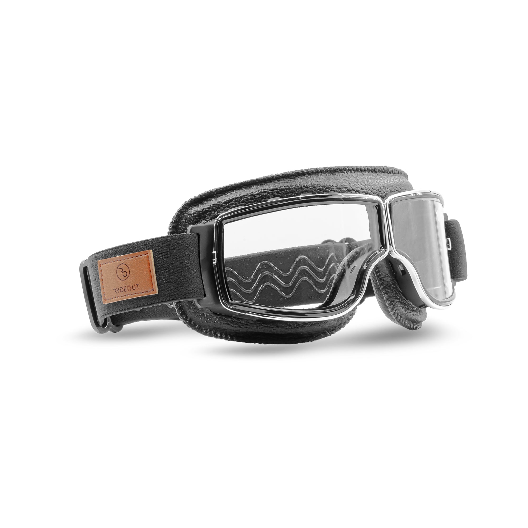 Rydeout Retro T13 Goggles –  Clear Lens