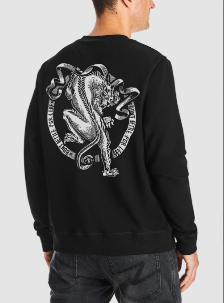 Pando Moto Sweatshirt - John Tiger - Black