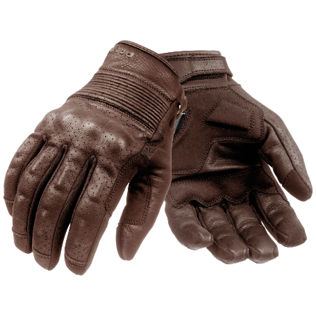Pando Moto Gloves - Onyx - Brown