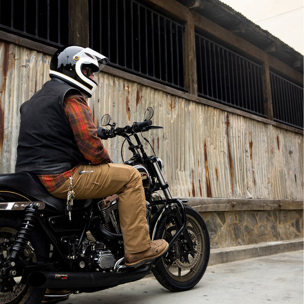 Biltwell Helmet - Gringo S - Gloss Black/White Tracker