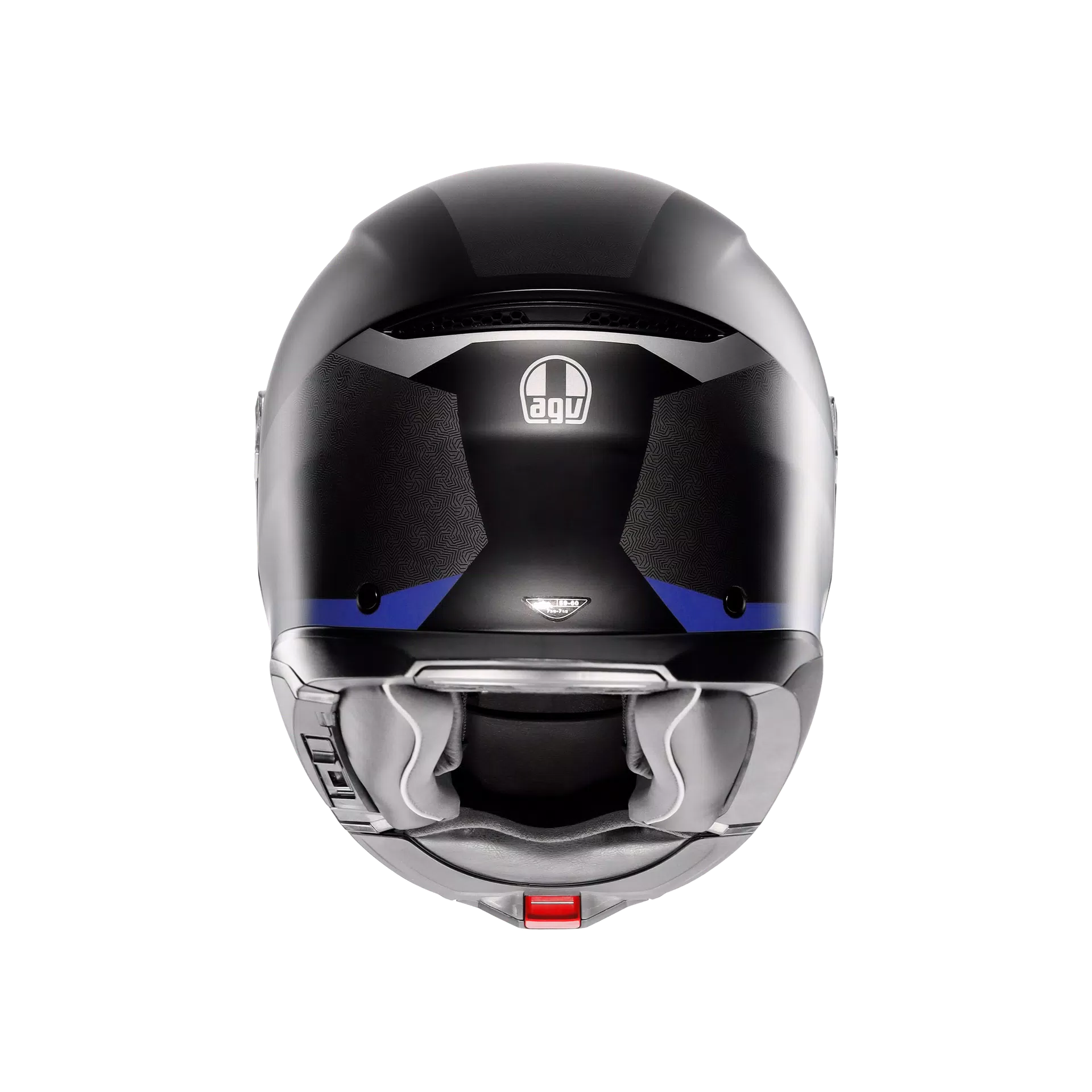 AGV Helmet - Tour Modular - Stray Matt - Black Gray Blue