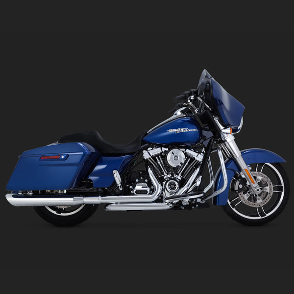 Vance & Hines Dresser Duals Headers For Harley Touring 2017-2025 - Chrome
