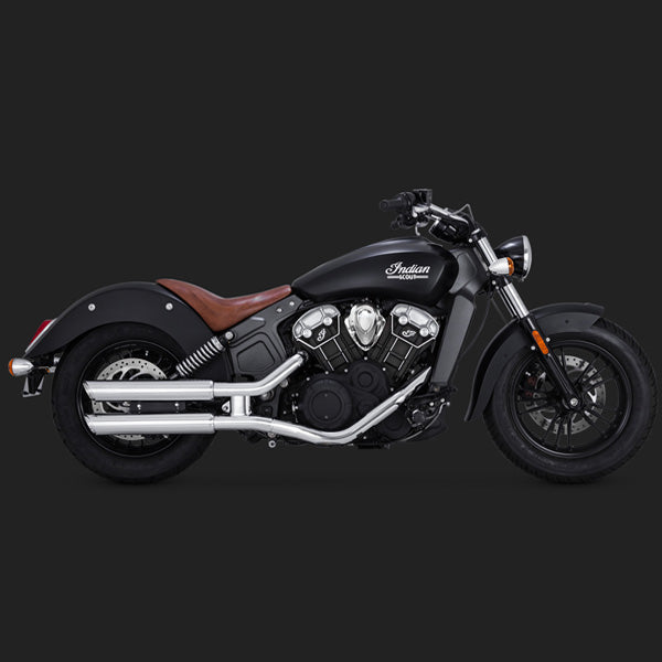 Vance & Hines Exhausts - Twin Slash Slip-ons - Indian Scout