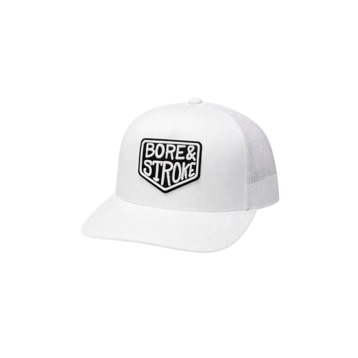 Bore & Stroke Trucker Caps - White