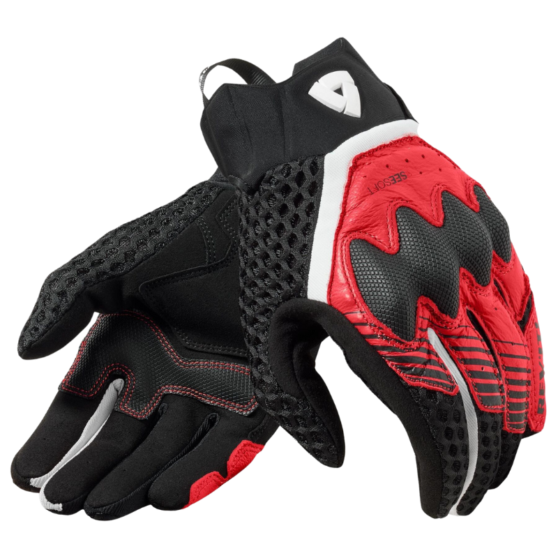 Rev'It! Gloves - Veloz - Black Red