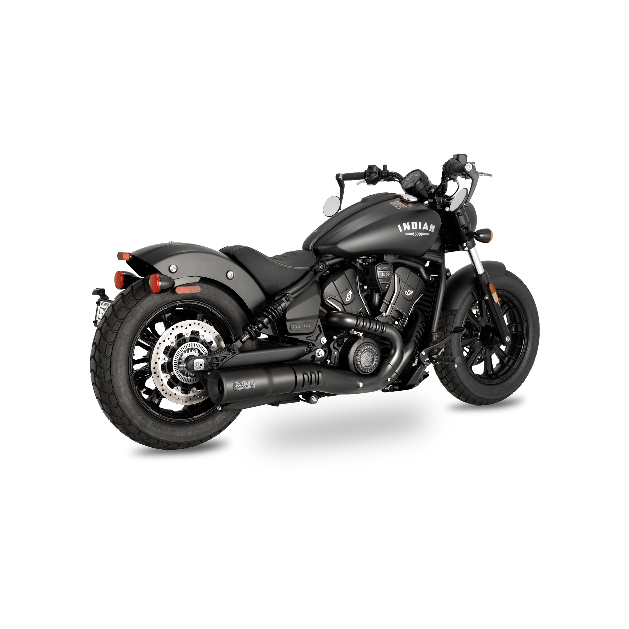Vance & Hines HI-OUTPUT SLIP-ON Mufflers For Indian Scout 2025 - Black