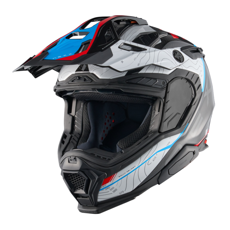 Nexx Helmet - X.WED3 - Furka Carbon - Red Blue