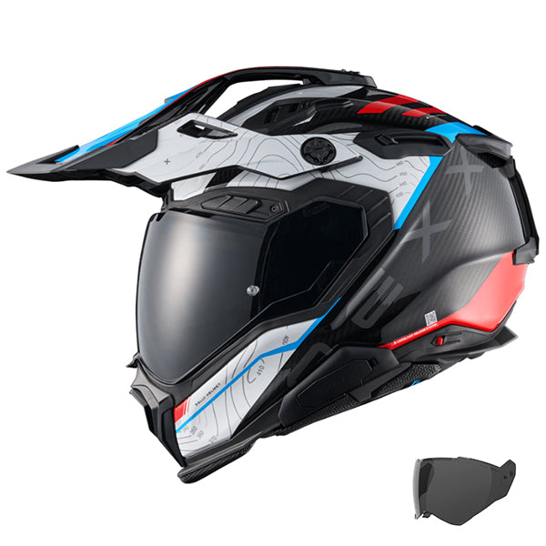 Nexx X.WED3 Furka Carbon Helmet - Red Blue