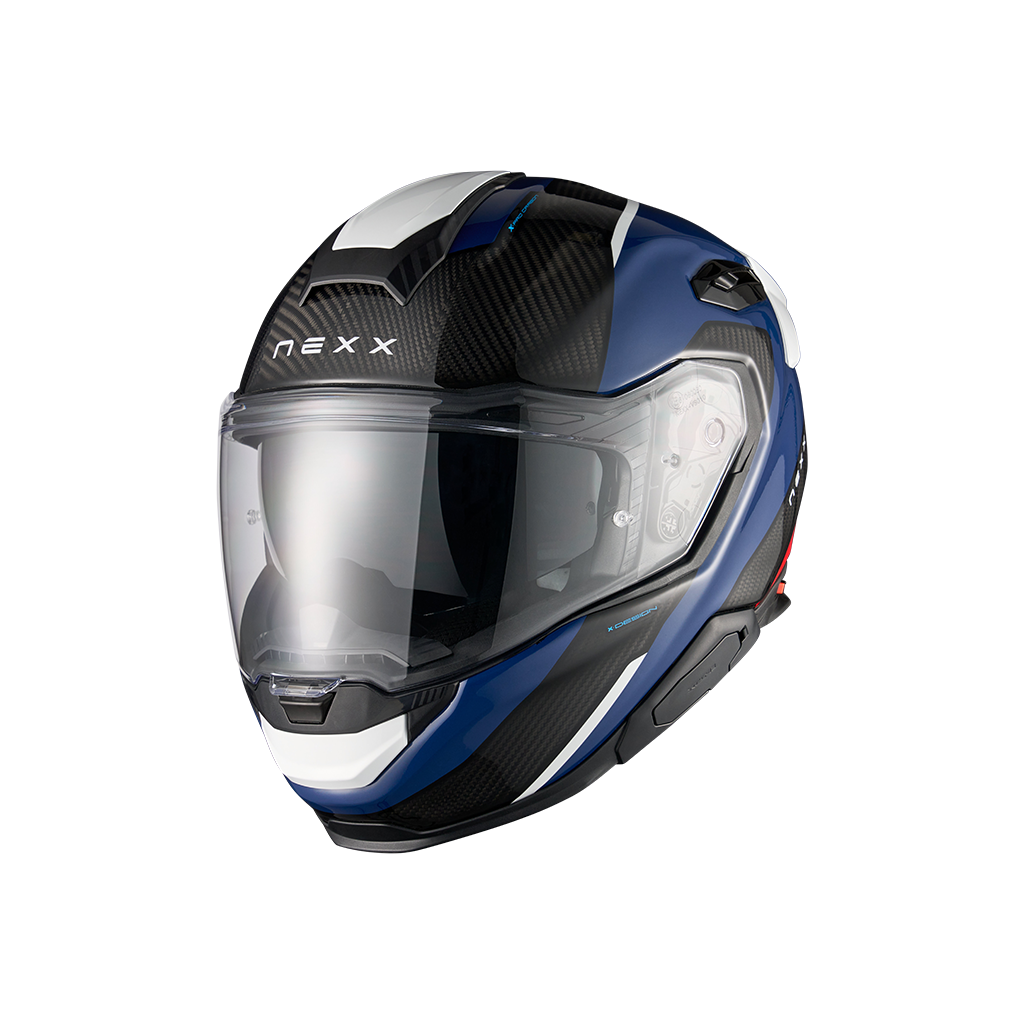 Nexx Helmet - X.TR - Rush Carbon - Blue Red