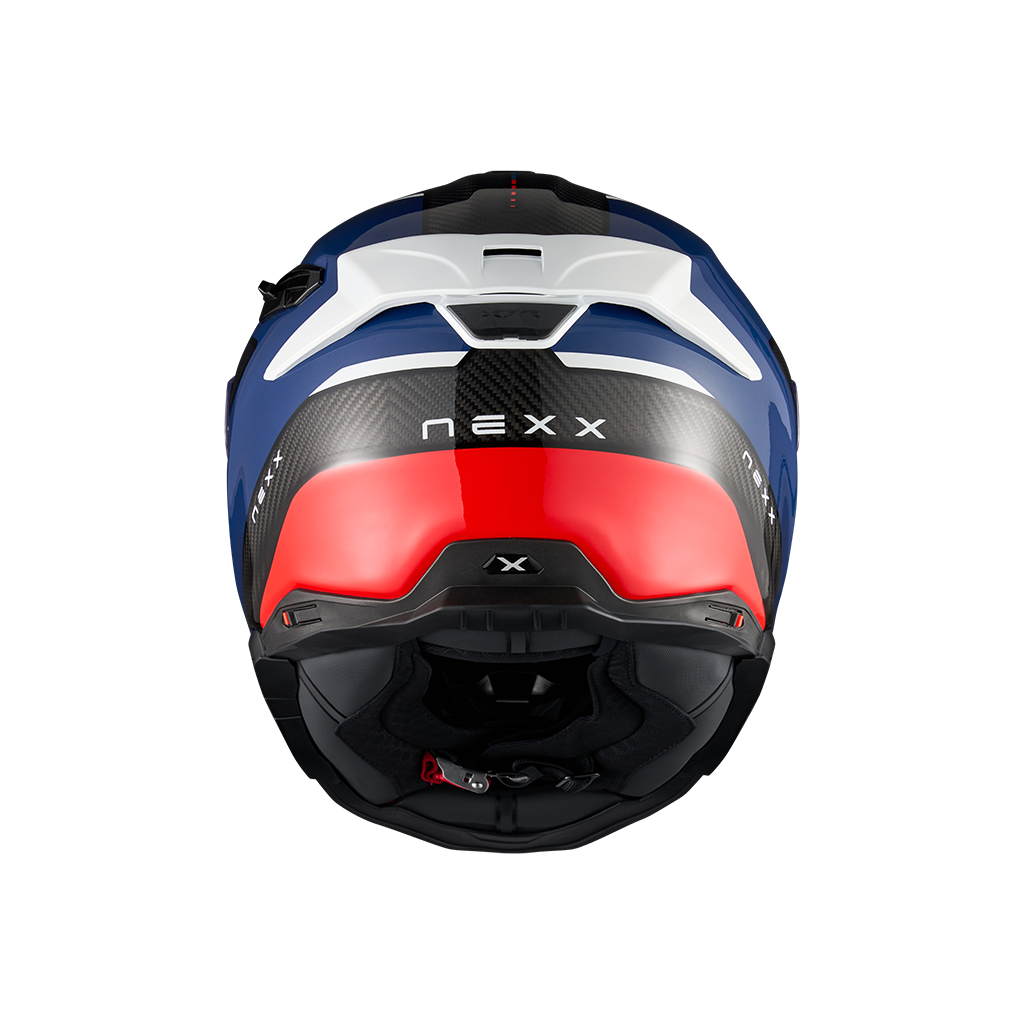 Nexx Helmet - X.TR - Rush Carbon - Blue Red