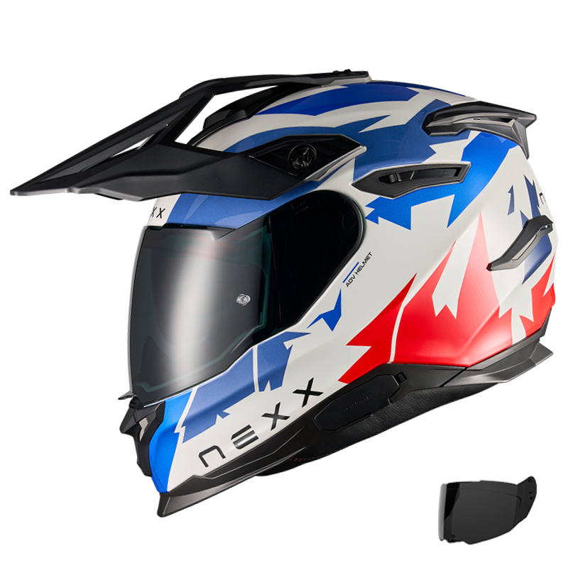 Nexx Helmet - Y.Travl - Primal - Blue Red